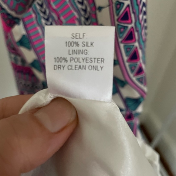 Britt Ryan Silk T-Back Canyon Dress in Pink Cabana - Picture 9 of 10